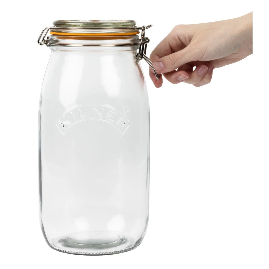 Bocal à conserves avec clip Kilner 3L