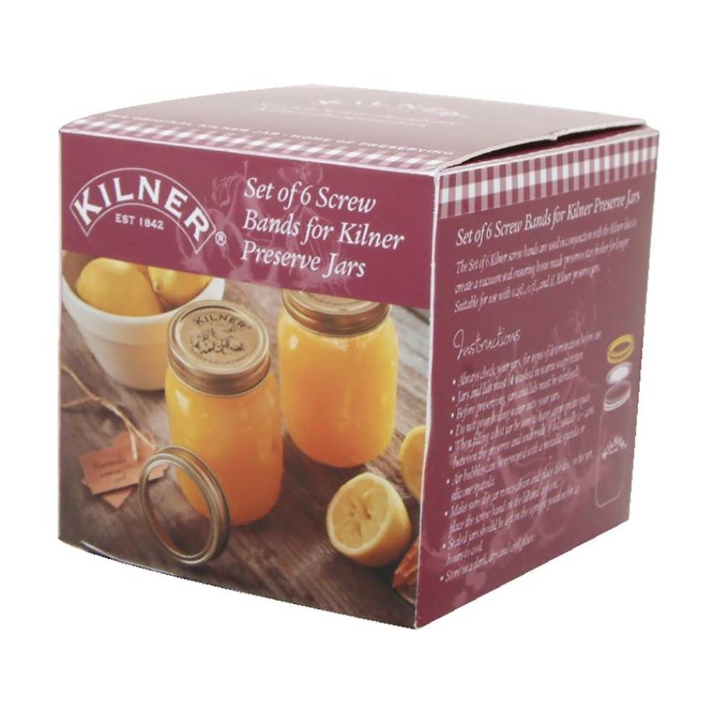 Bocal à conserves couvercle vis Kilner 1L