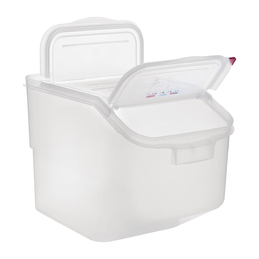 Boîte à ingrédients transparente Araven 50L