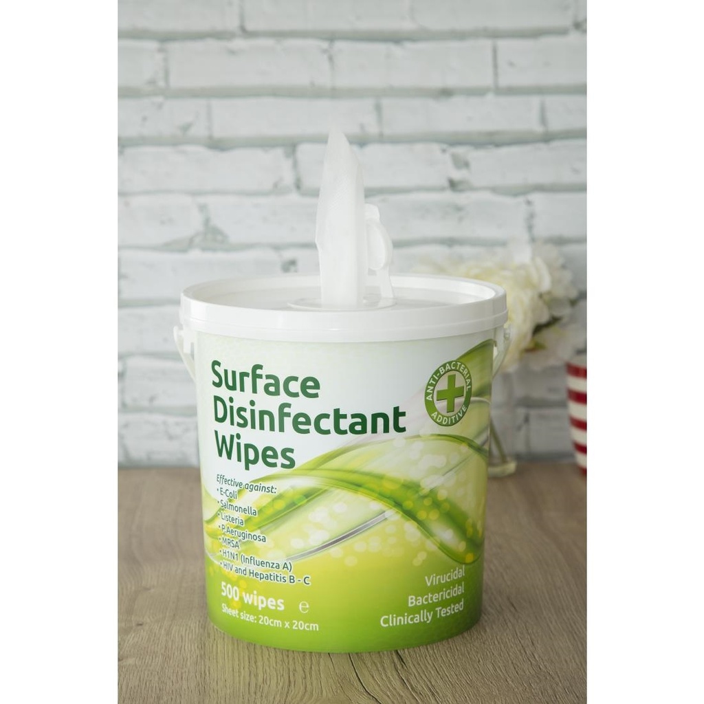 Boîte de lingettes désinfectantes de surface Ecotech (lot de 500)