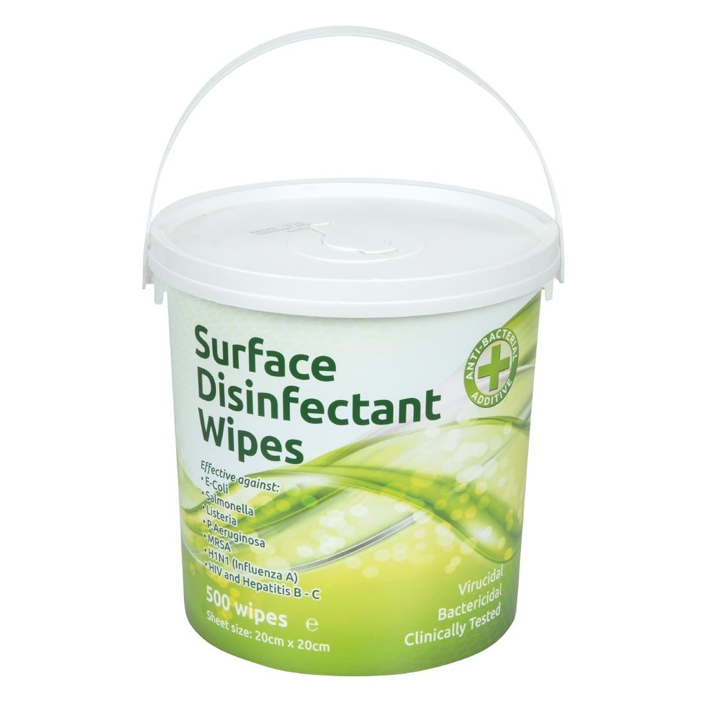 Boîte de lingettes désinfectantes de surface Ecotech (lot de 500)