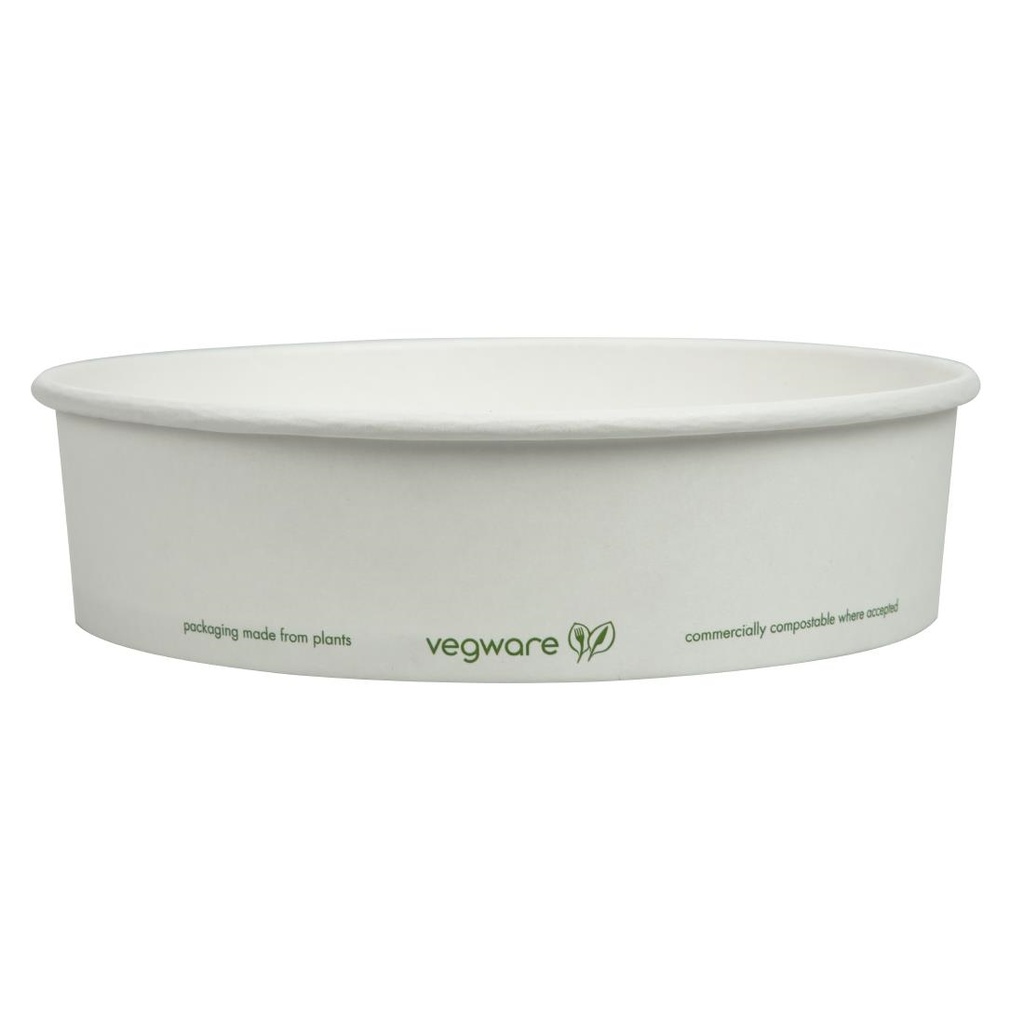 Bols alimentaires en carton doublé PLA série 185 Vegware 769 ml