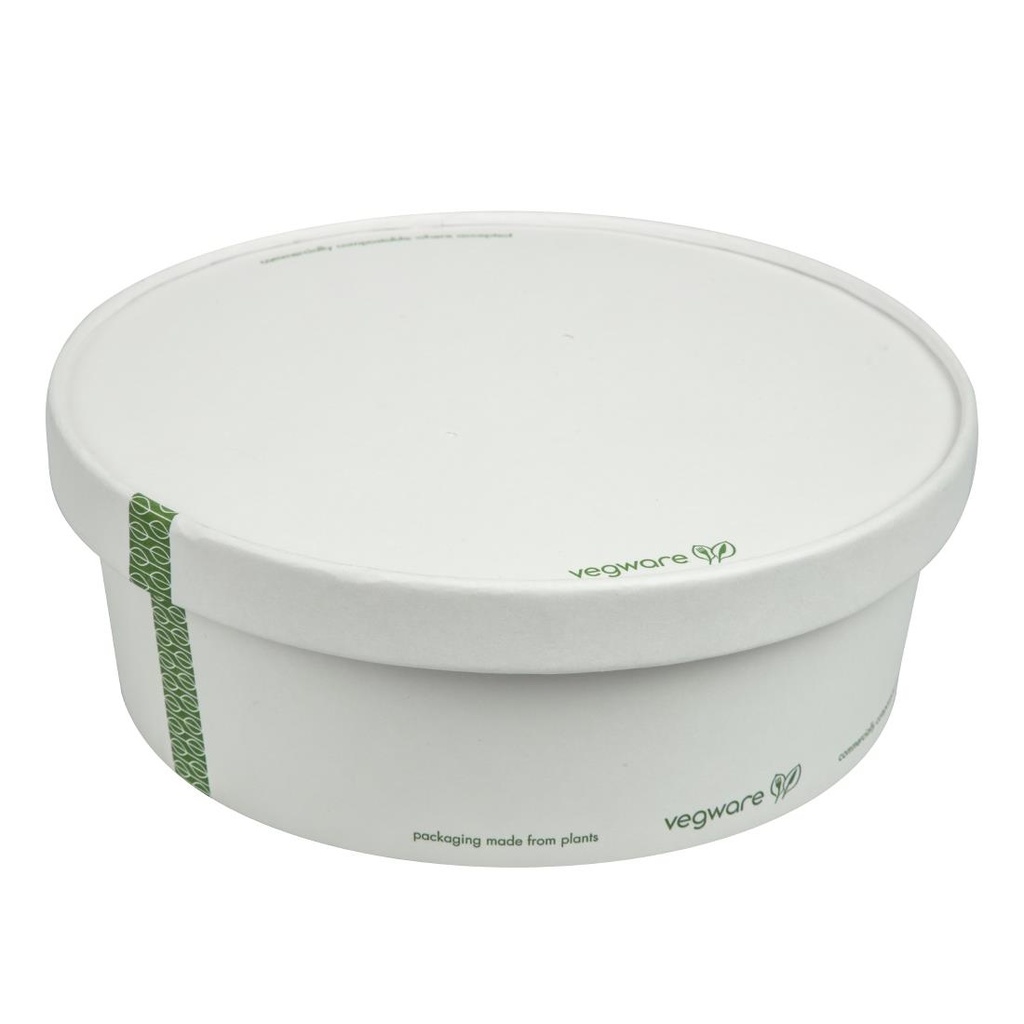 Bols alimentaires en carton doublé PLA série 185 Vegware 910 ml (lot de 300)