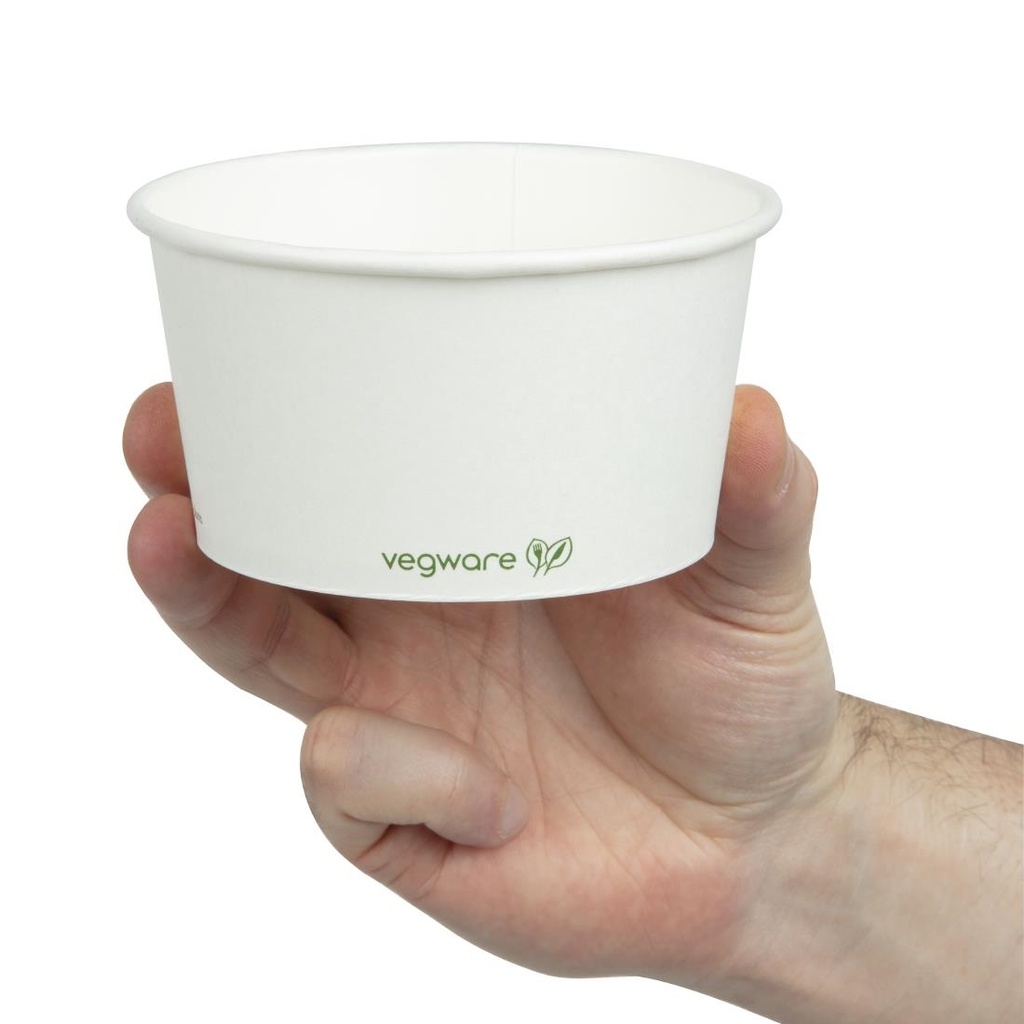 Bols à soupe / glace compostables Vegware 350ml (Lot de 500)