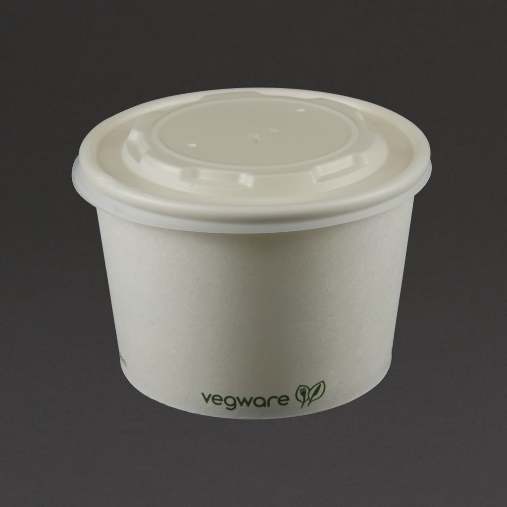 Bols à soupe / glace compostables Vegware 455ml (Lot de 500)