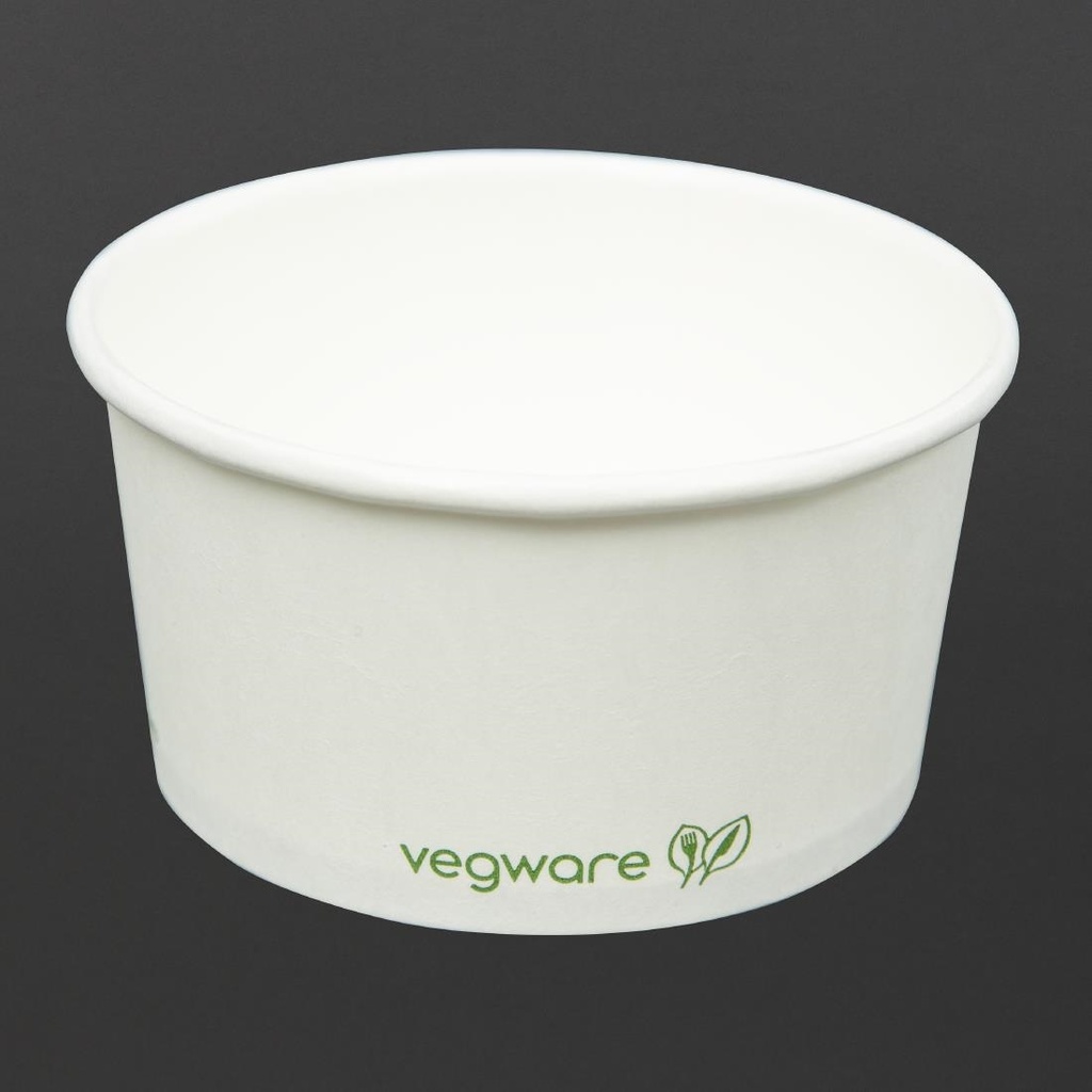 Bols à soupe ou glace compostables Vegware 170ml (lot de 1000)