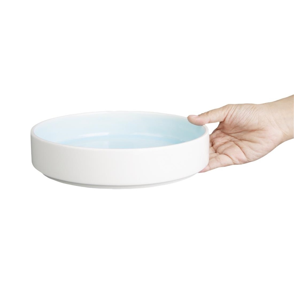Bols Olympia Fondant bleus 215mm (lot de 6)