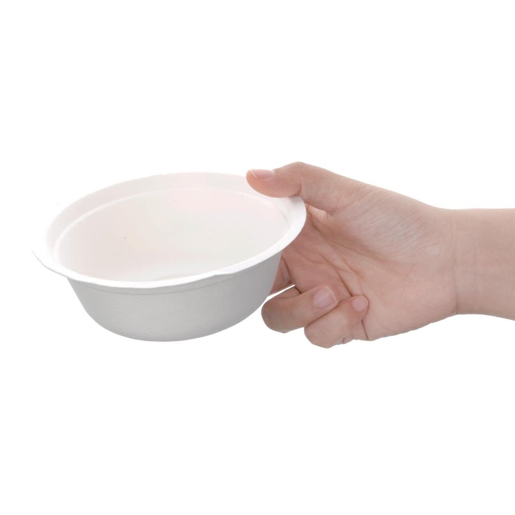 Bols ronds compostables en bagasse Fiesta Compostable 350ml (lot de 50)