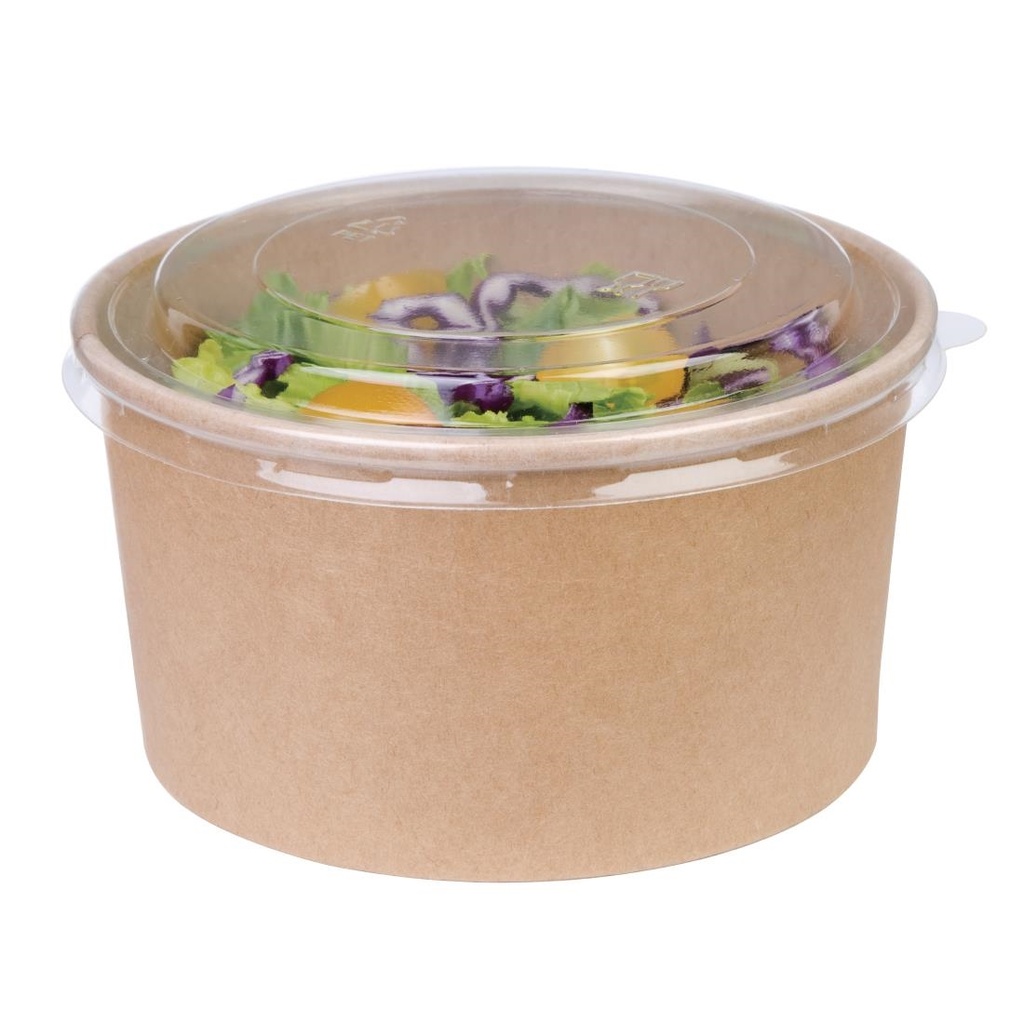 Bols salade kraft ronds Fiesta Compostable 1 L (Lot de 300)