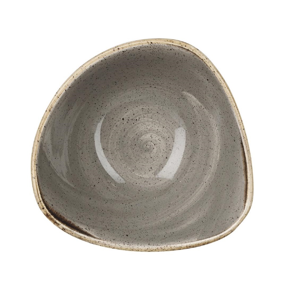 Bols triangulaires Churchill Stonecast gris 152mm (lot de 12)