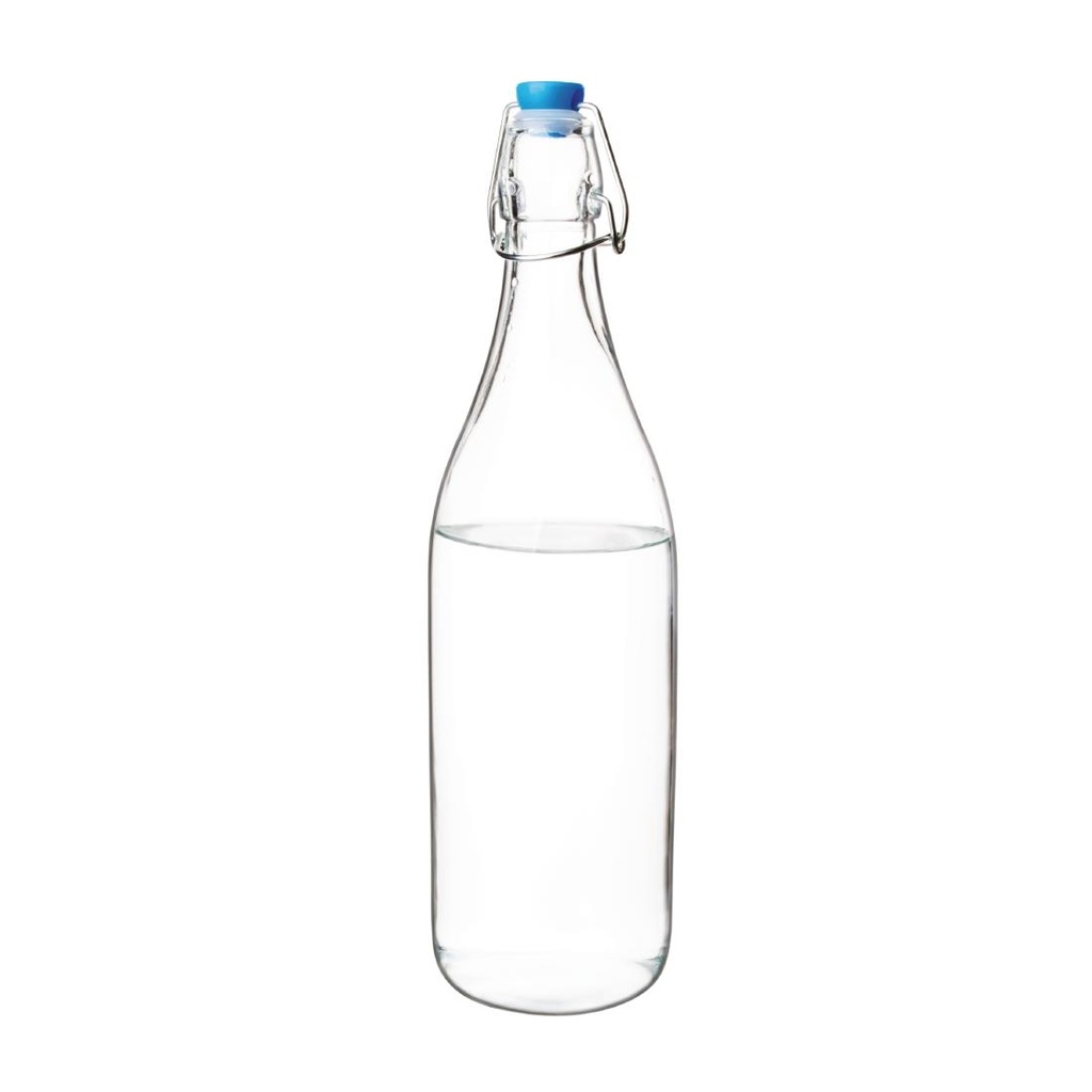 Bouteille d'eau en verre Olympia 1L (Lot de 6)