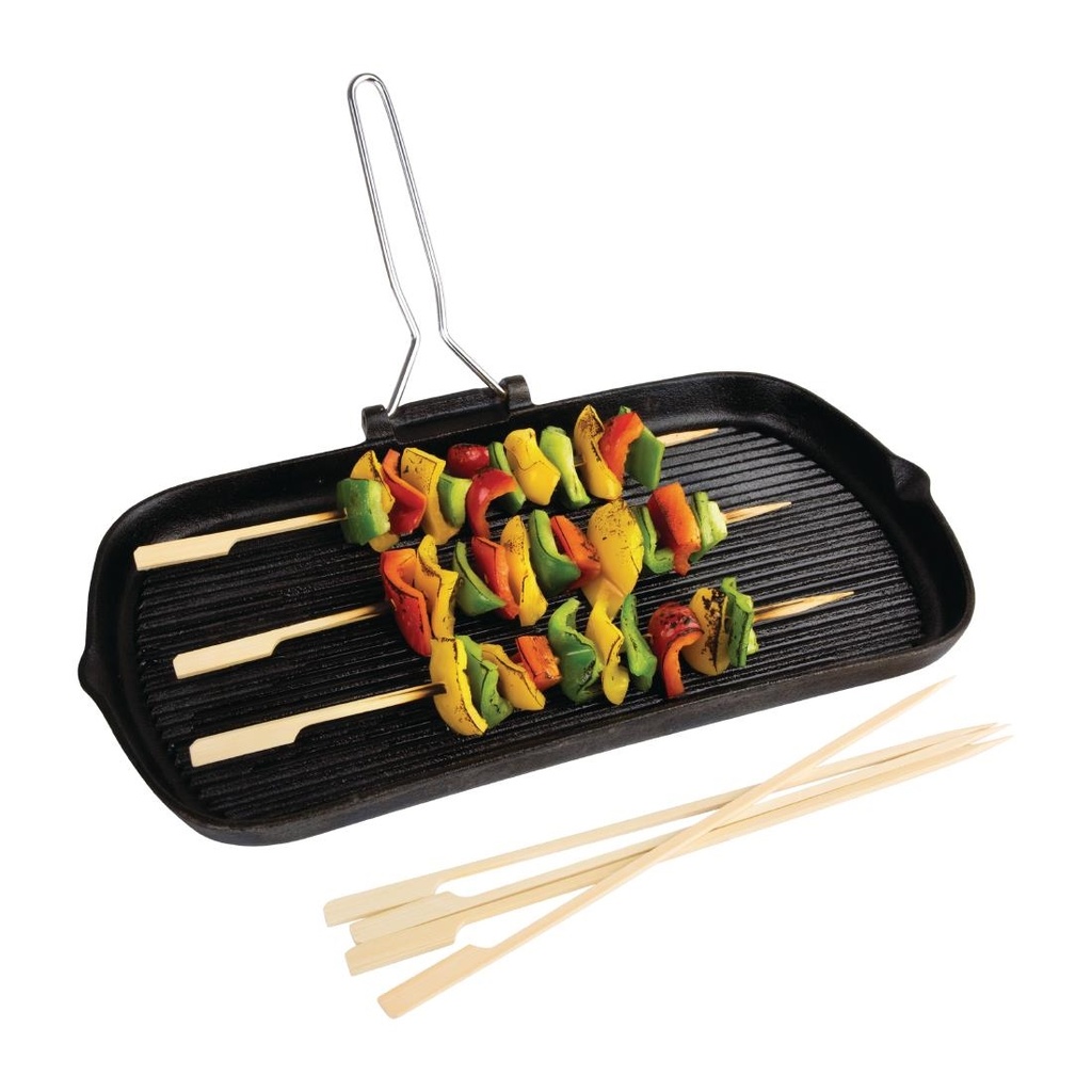 Brochettes biodégradables en bambou Fiesta Compostable 240mm (Lot de 100)