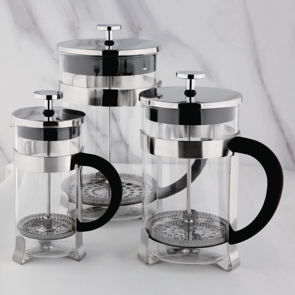 Cafetière à piston en acier inoxydable Olympia 12 tasses