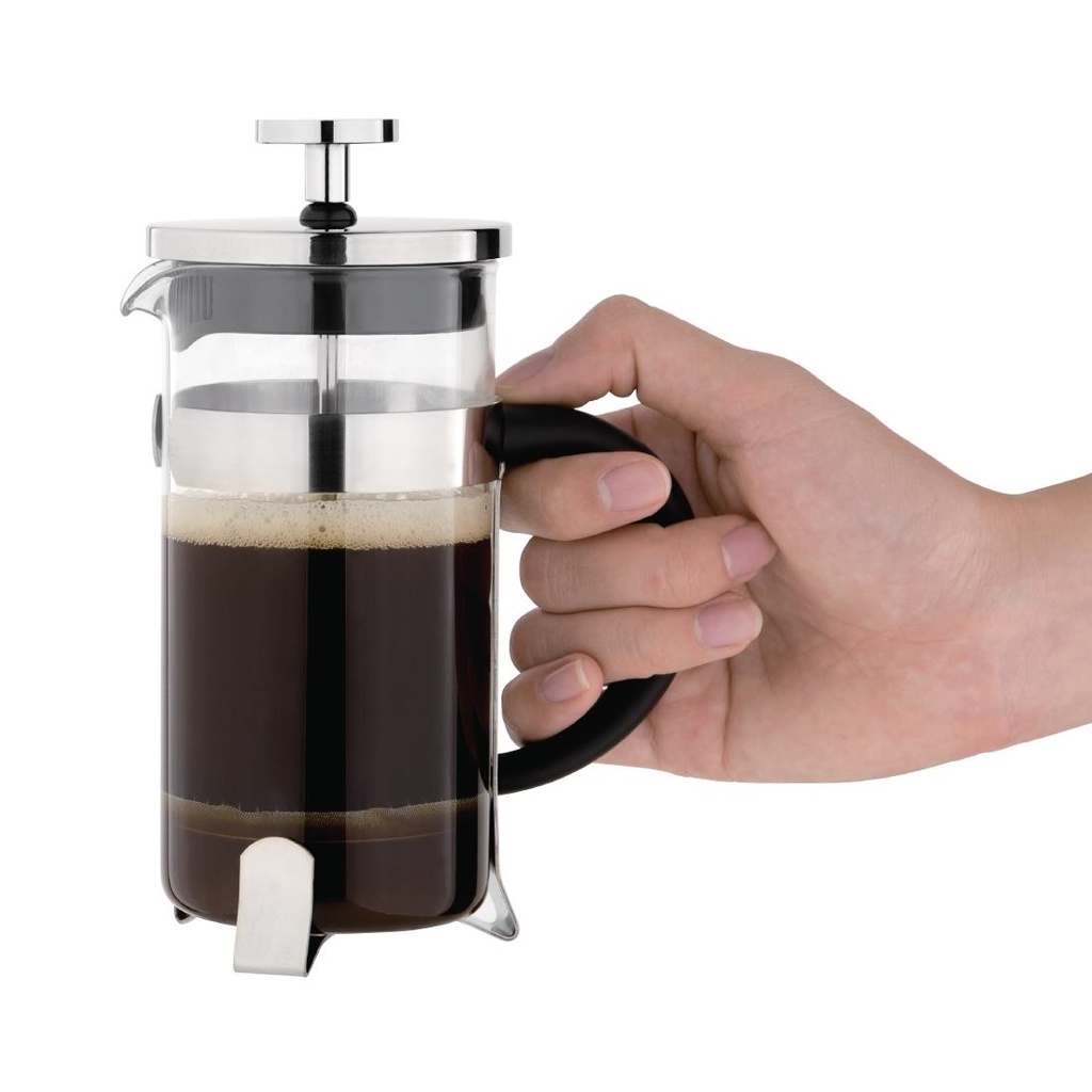 Cafetière à piston en acier inoxydable Olympia 3 tasses