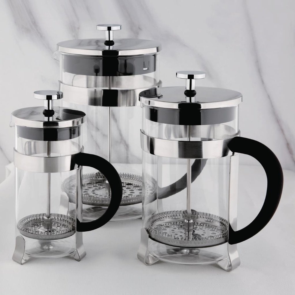 Cafetière à piston en acier inoxydable Olympia 3 tasses