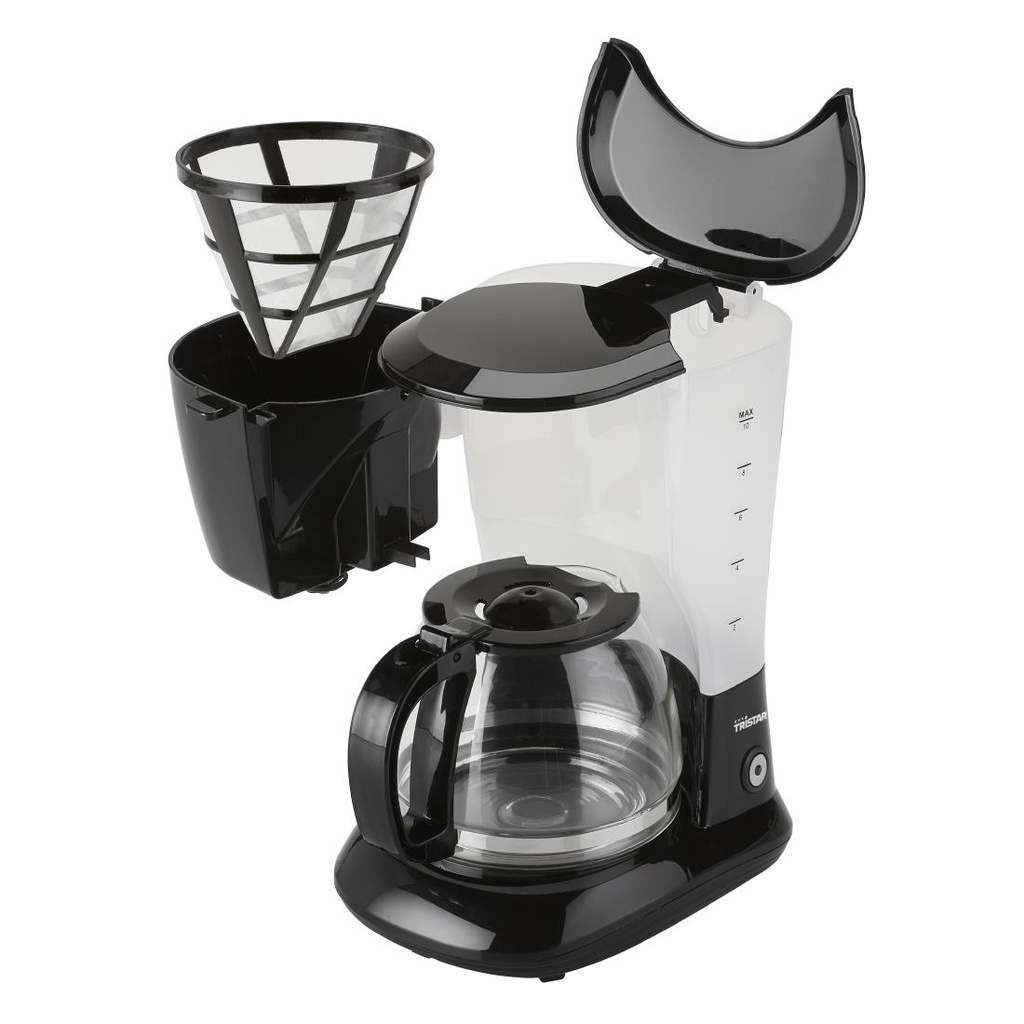 Cafetière avec pichet en verre 1,25L Tristar 750W