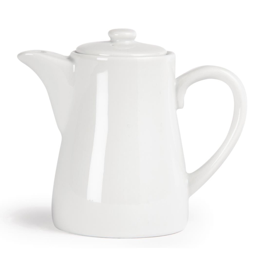 Cafetière Olympia Whiteware 310ml (Lot de 4)