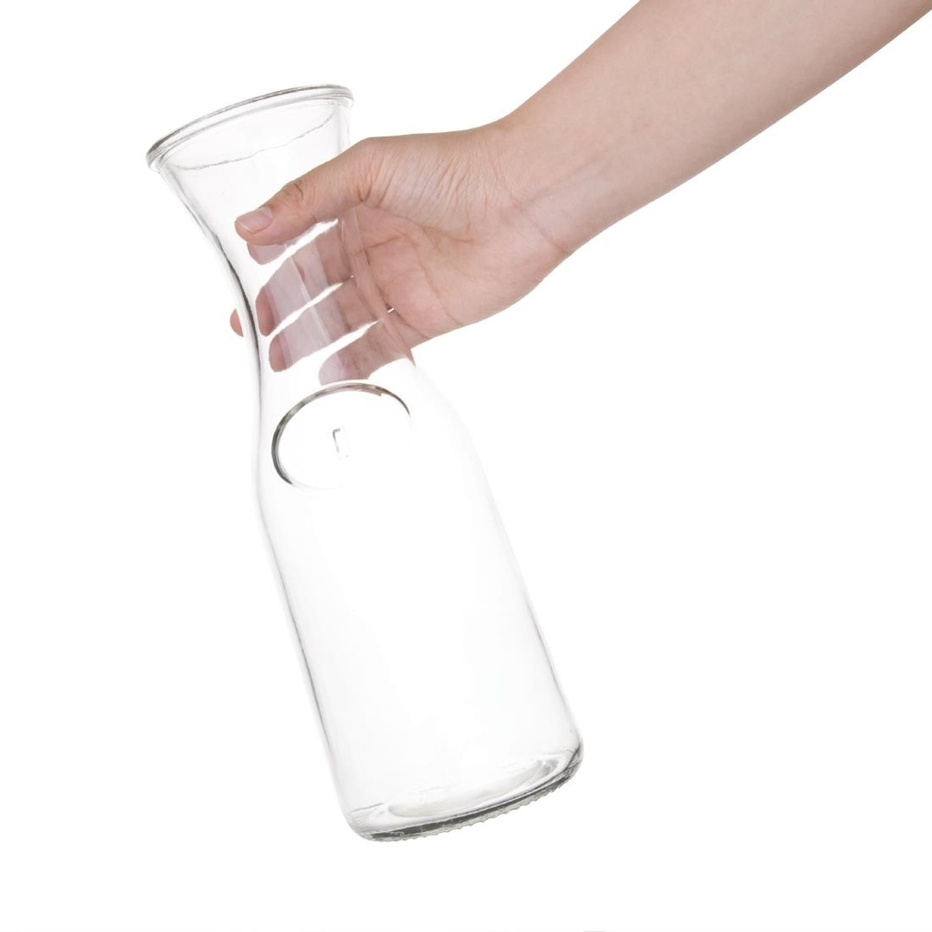 Carafe en verre Olympia 1L (Lot de 6)