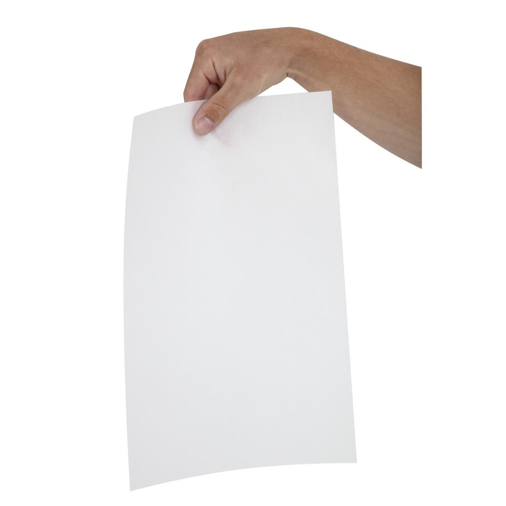 Carrés de papier ingraissable uni (Lot de 500)