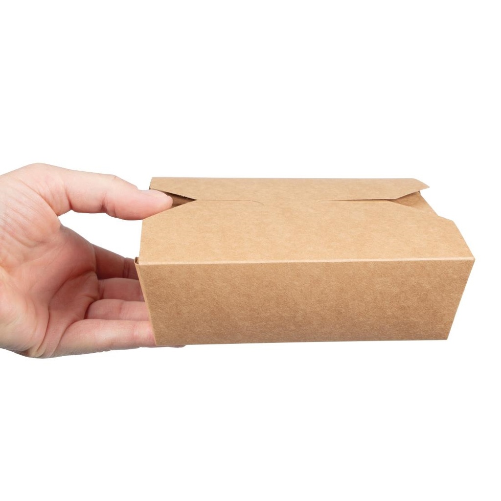 Cartons alimentaires compostables No5 Vegware 1,05L (lot de 150)