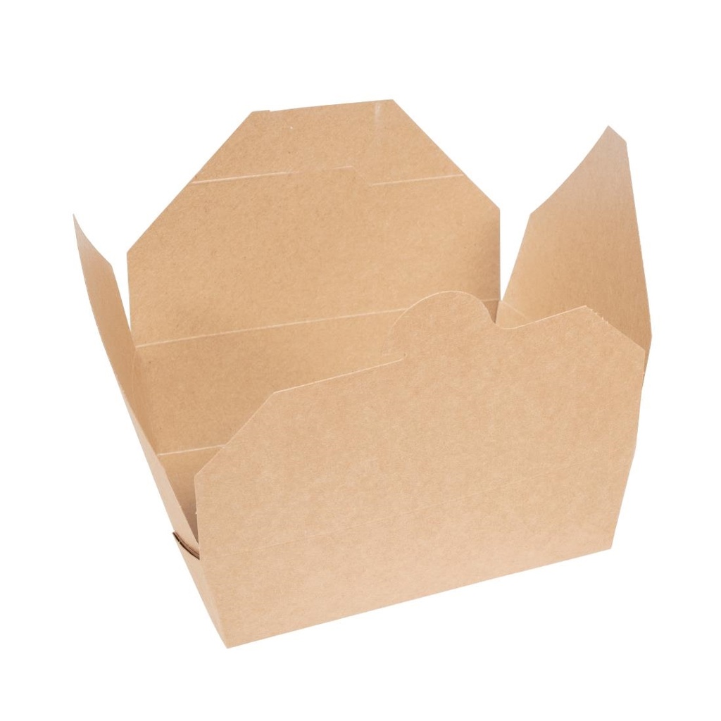 Cartons alimentaires compostables No5 Vegware 1,05L (lot de 150)