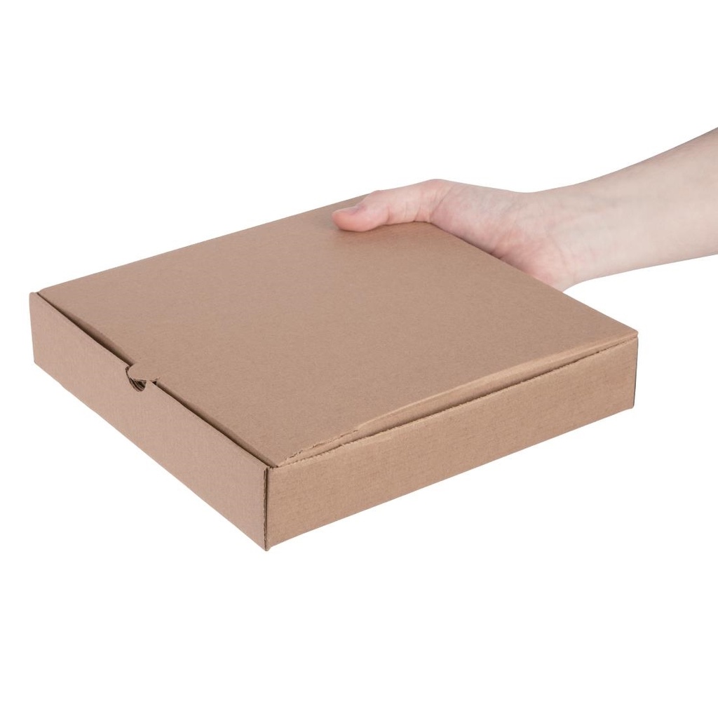 Cartons à pizza kraft Fiesta Compostable 23cm (Lot de 100)