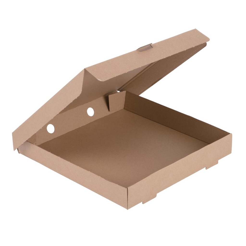 Cartons à pizza kraft Fiesta Compostable 30cm (Lot de 100)