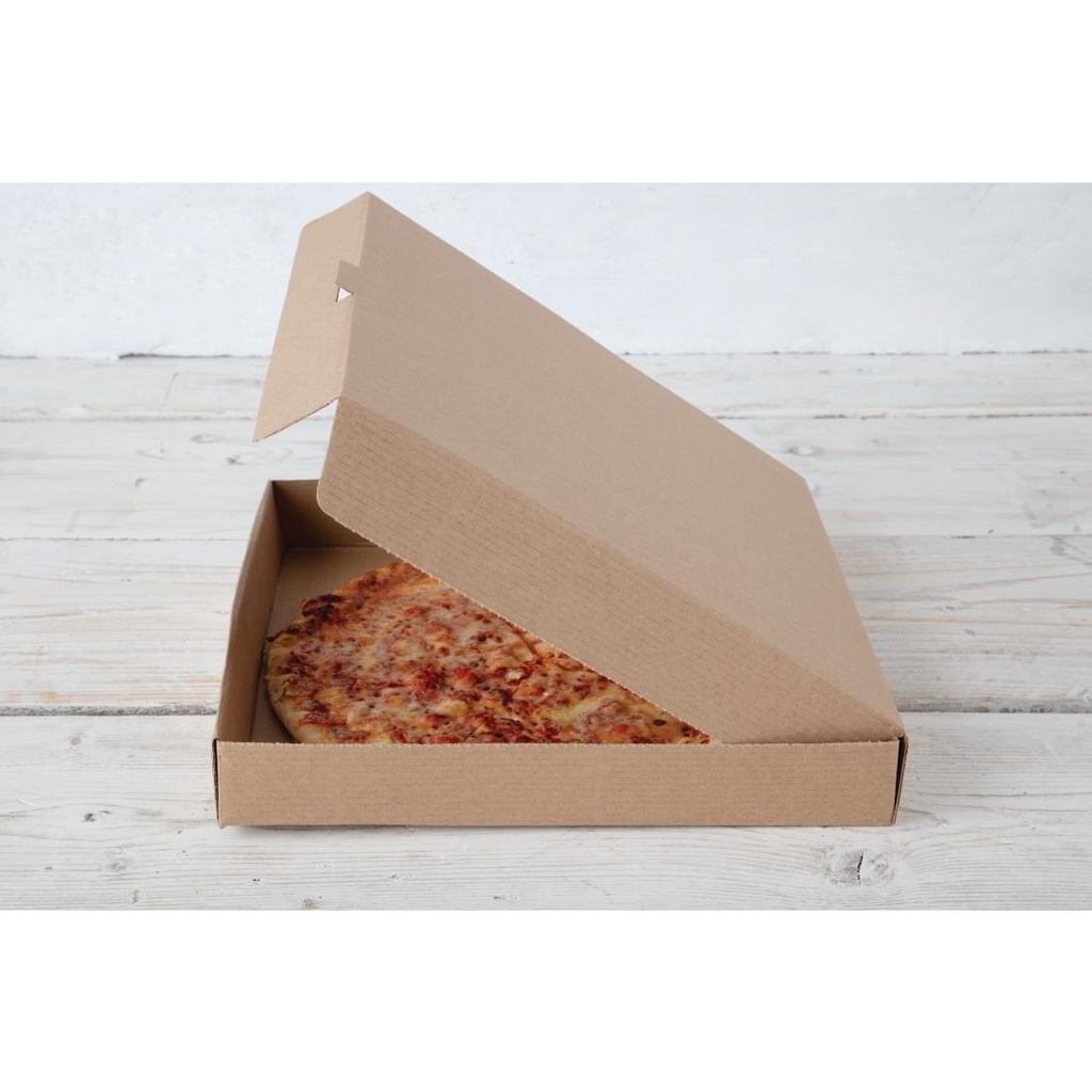 Cartons à pizza kraft Fiesta Compostable 30cm (Lot de 100)