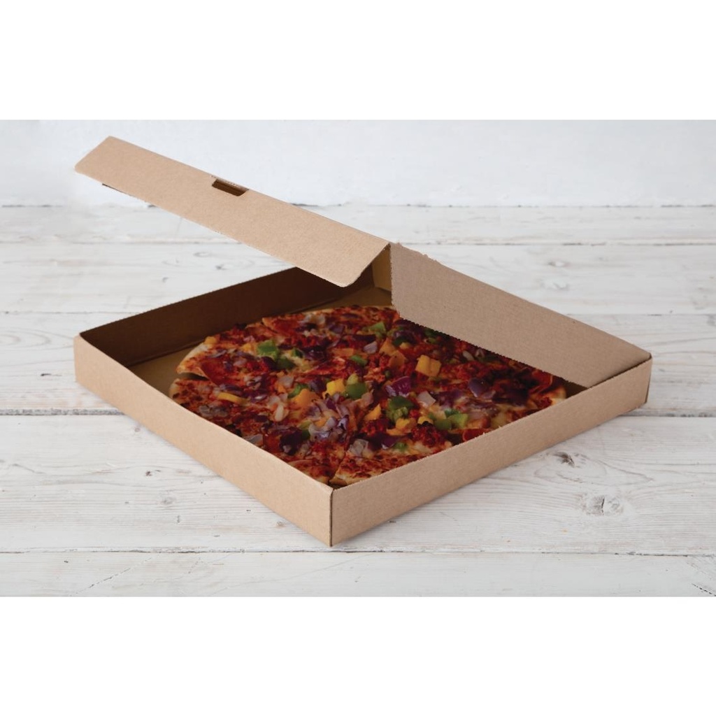 Cartons à pizza kraft Fiesta Compostable 35cm (Lot de 50)