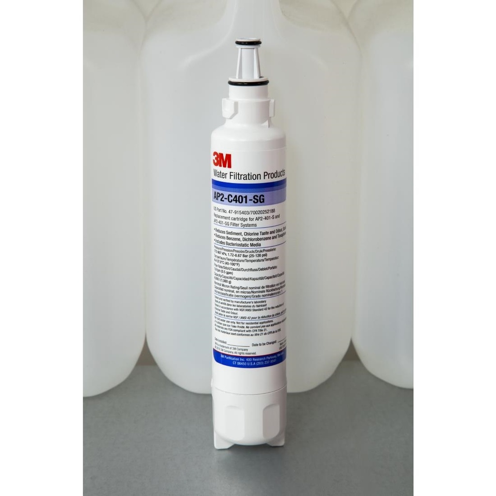 Cartouche filtrante pour chauffe-eau