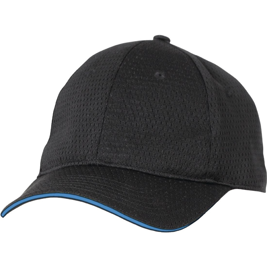 Casquette baseball Cool Vent Chef Works noire et bleue