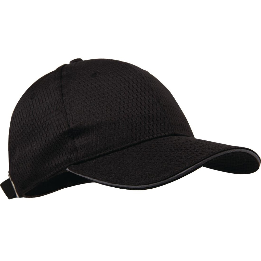 Casquette baseball Cool Vent Chef Works noire et grise