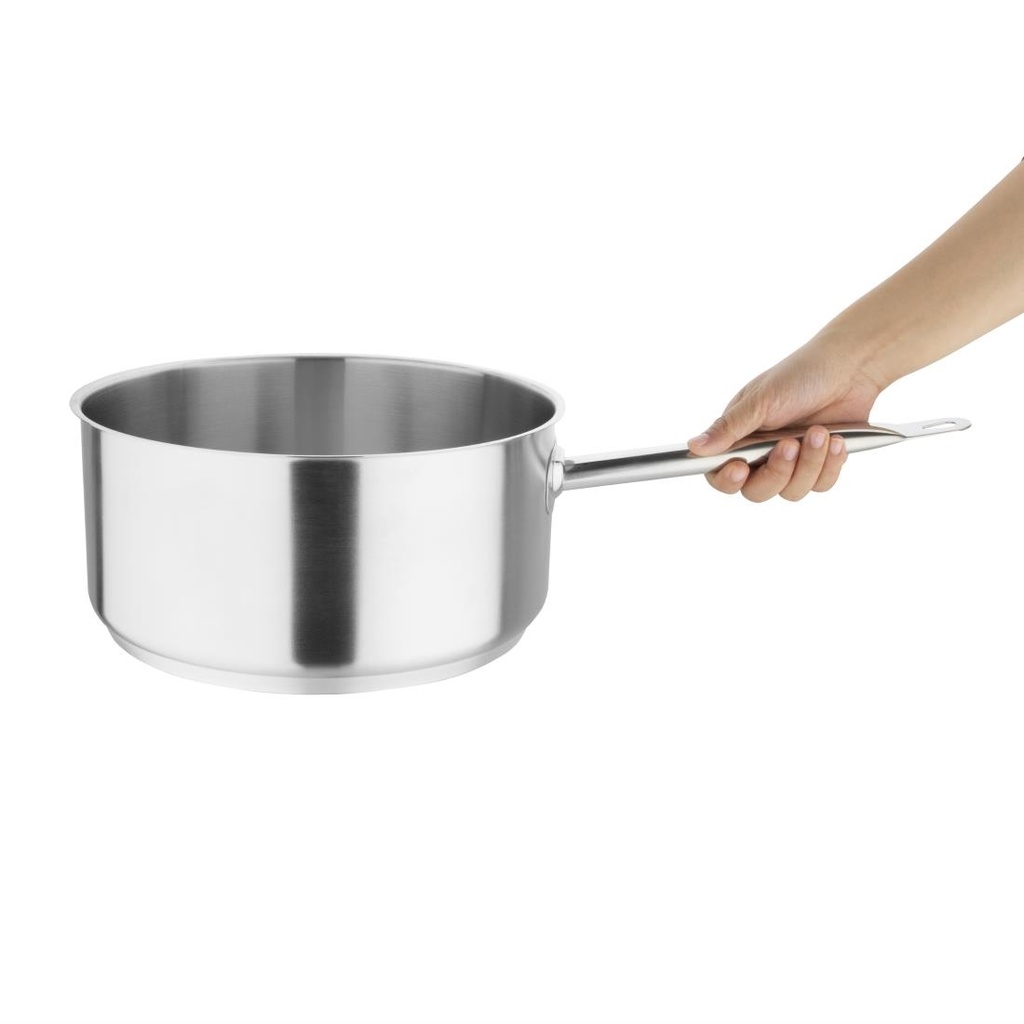 Casserole en acier inoxydable Vogue 8L