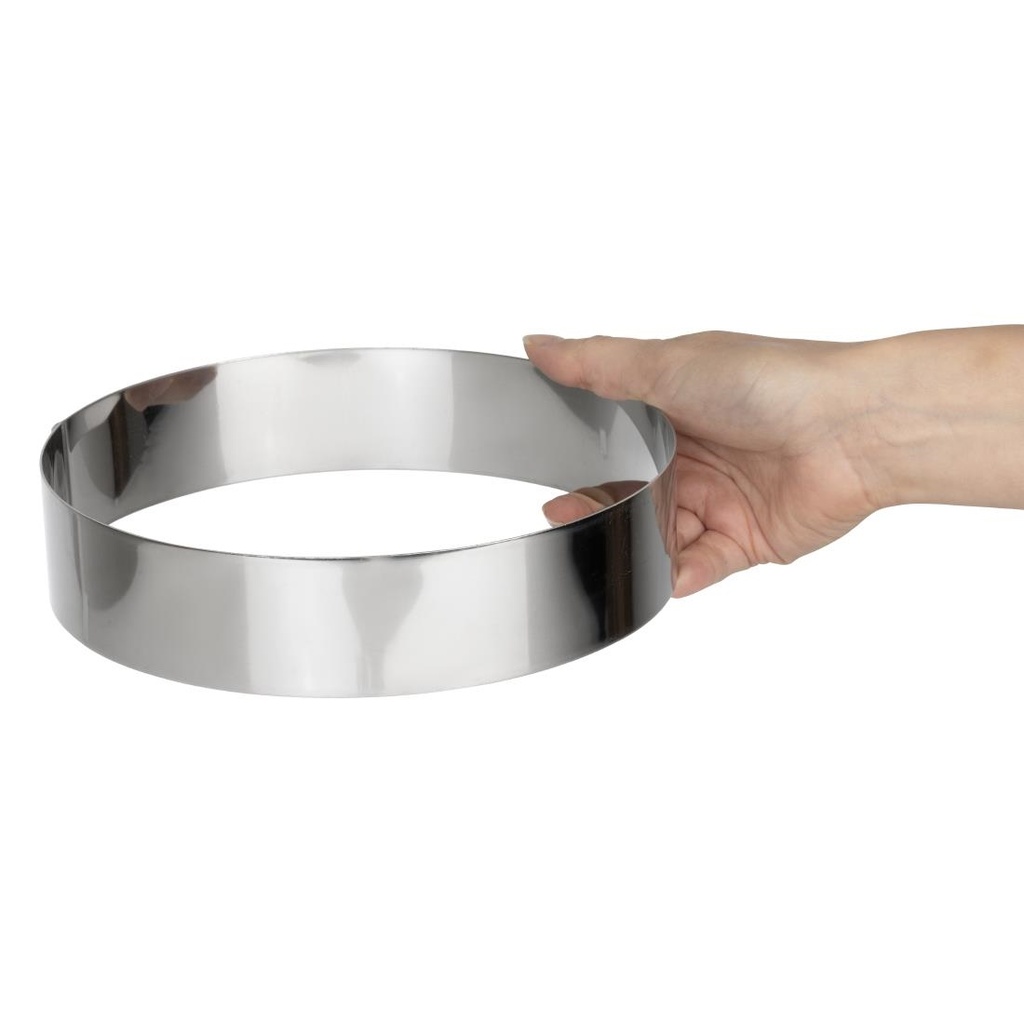 Cercle à mousse inox De Buyer 200 x 45mm