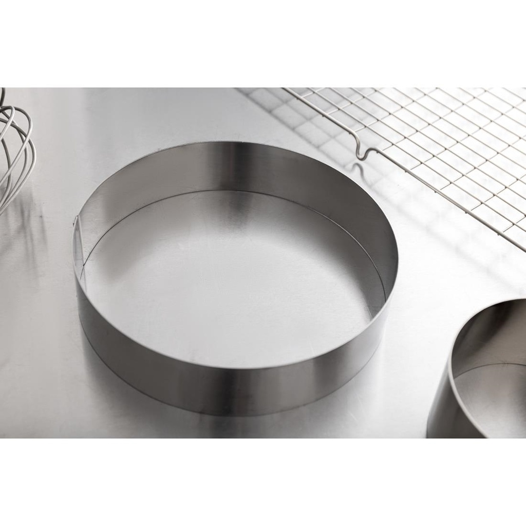 Cercle à mousse inox De Buyer 200 x 45mm