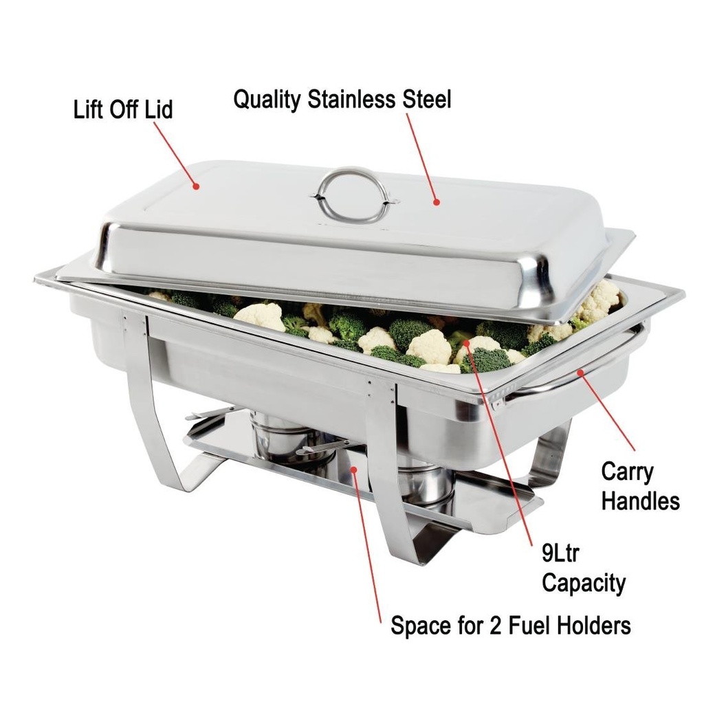 Chafing dish Milan Olympia GN 1/1 - 9 L