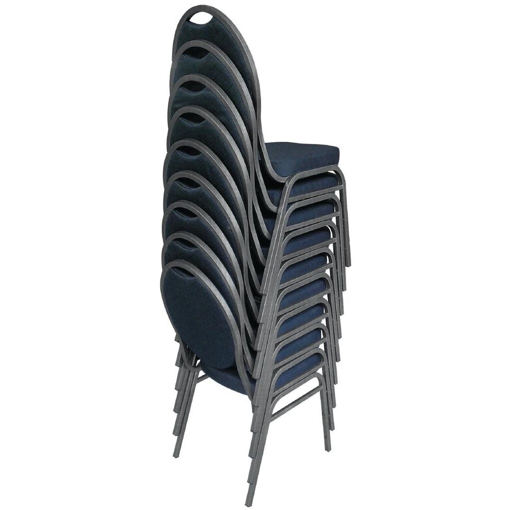 Chaises de banquet dossier ovale Bolero (Lot de 4)