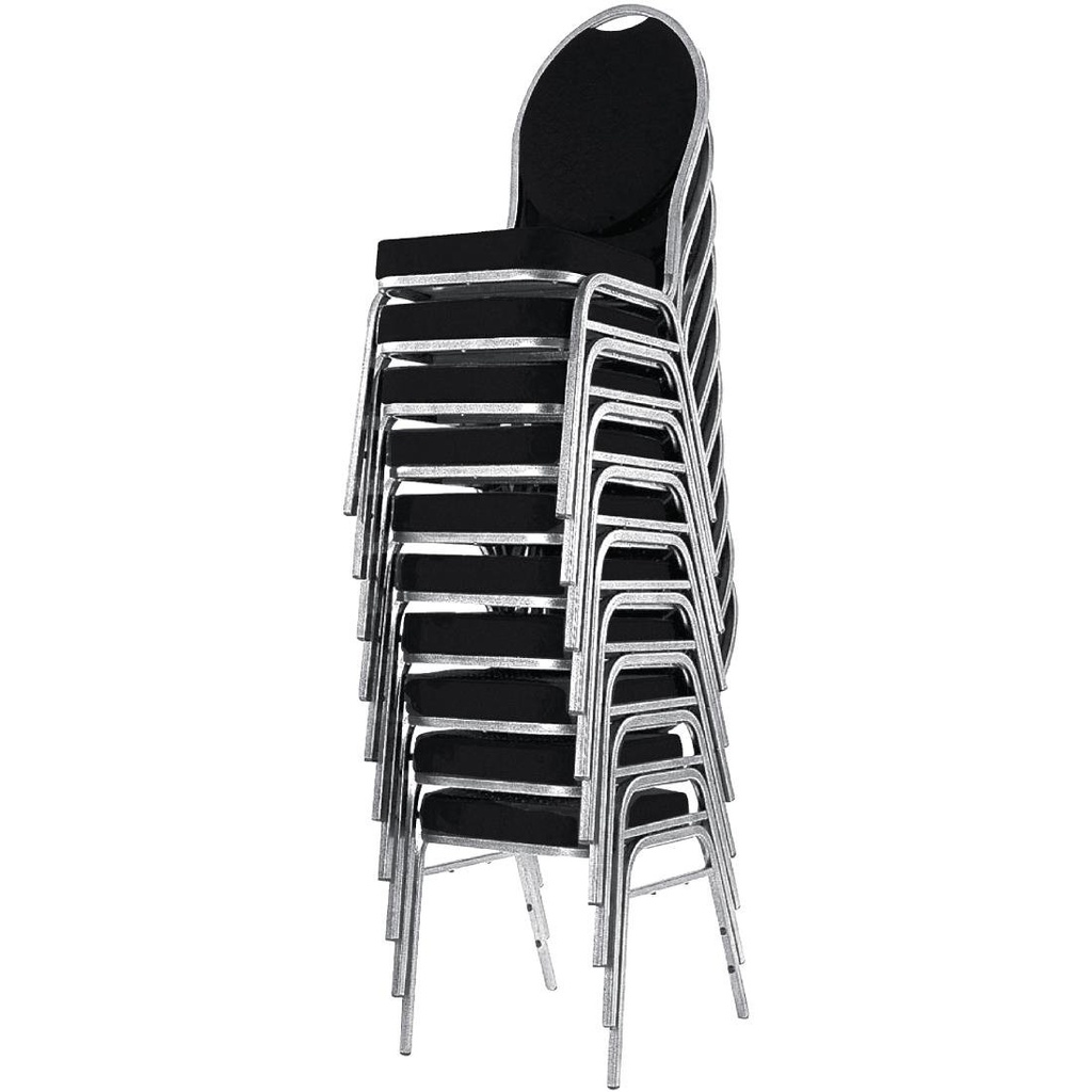 Chaises de banquet dossier ovale Bolero (Lot de 4)