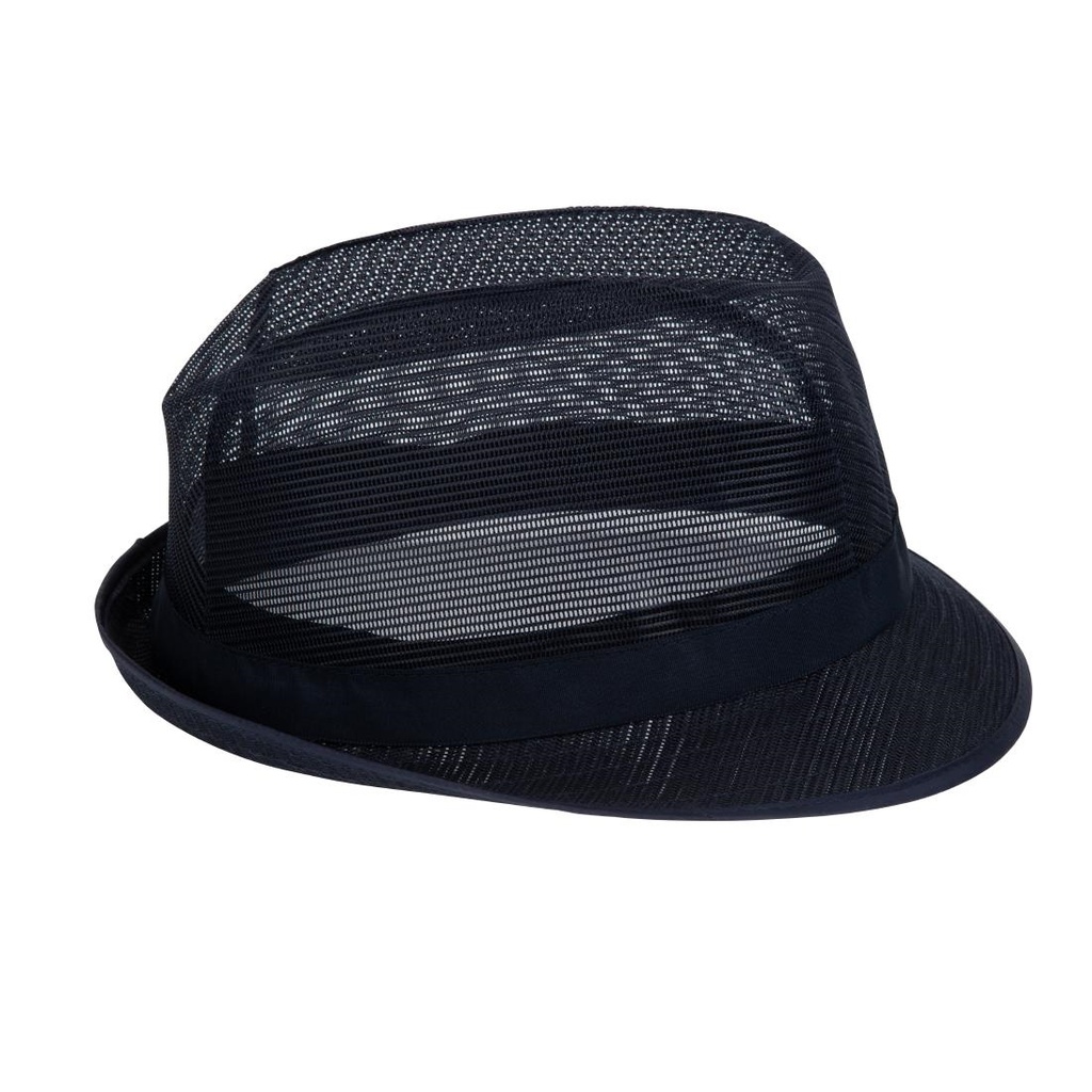 Chapeau Trilby bleu marine L