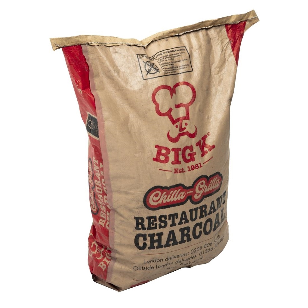 Charbon de bois naturel de restaurant Big K 12kg