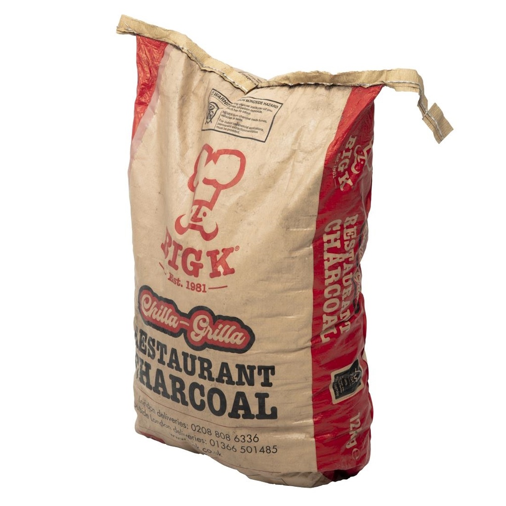 Charbon de bois naturel de restaurant Big K 12kg