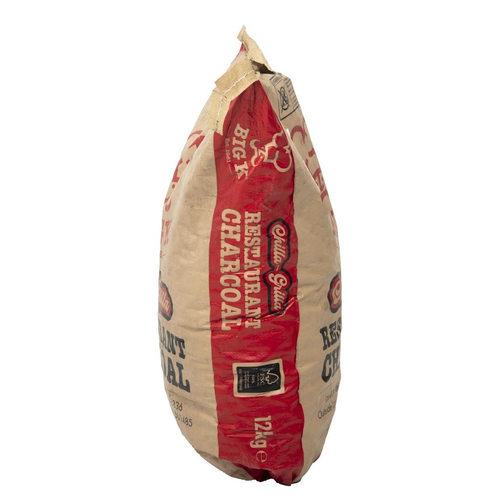 Charbon de bois naturel de restaurant Big K 12kg