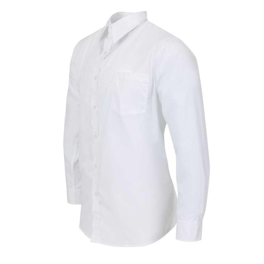 Chemise mixte Uniform Works manches longues blanche L