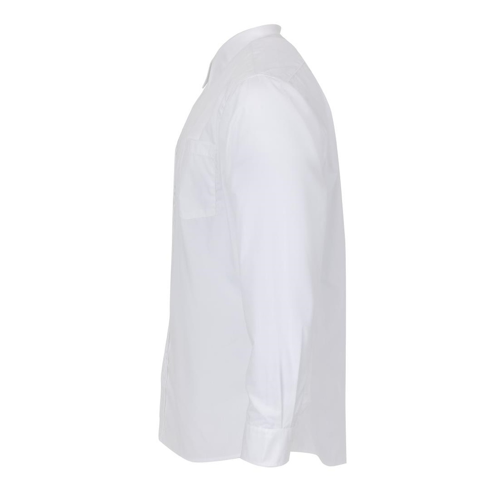 Chemise mixte Uniform Works manches longues blanche L