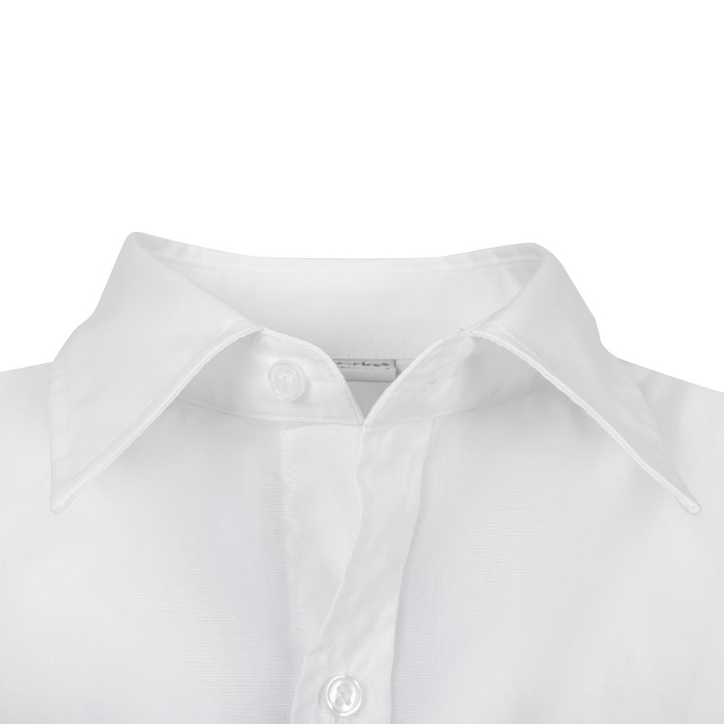 Chemise mixte Uniform Works manches longues blanche L