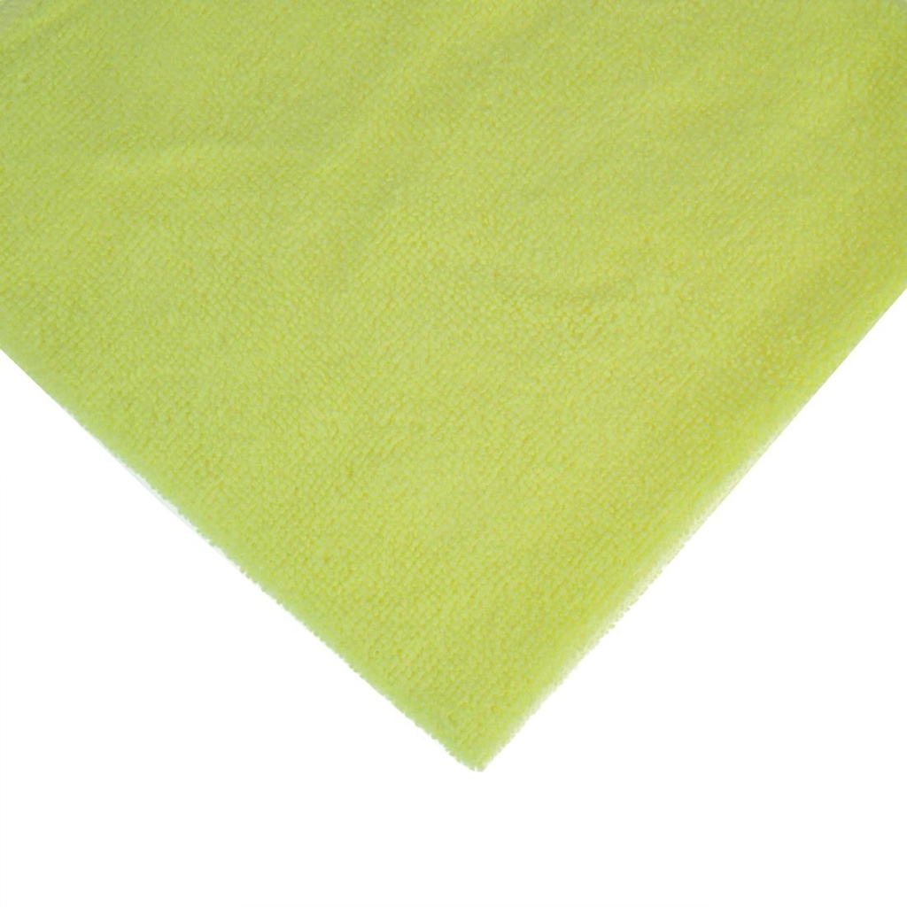 Chiffons microfibres Jantex jaunes (Lot de 5)