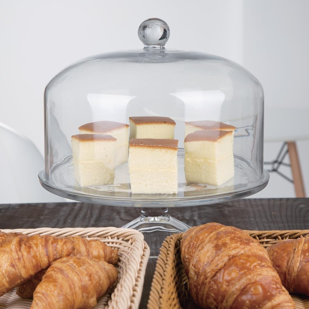 Cloche à gâteau en verre Olympia 