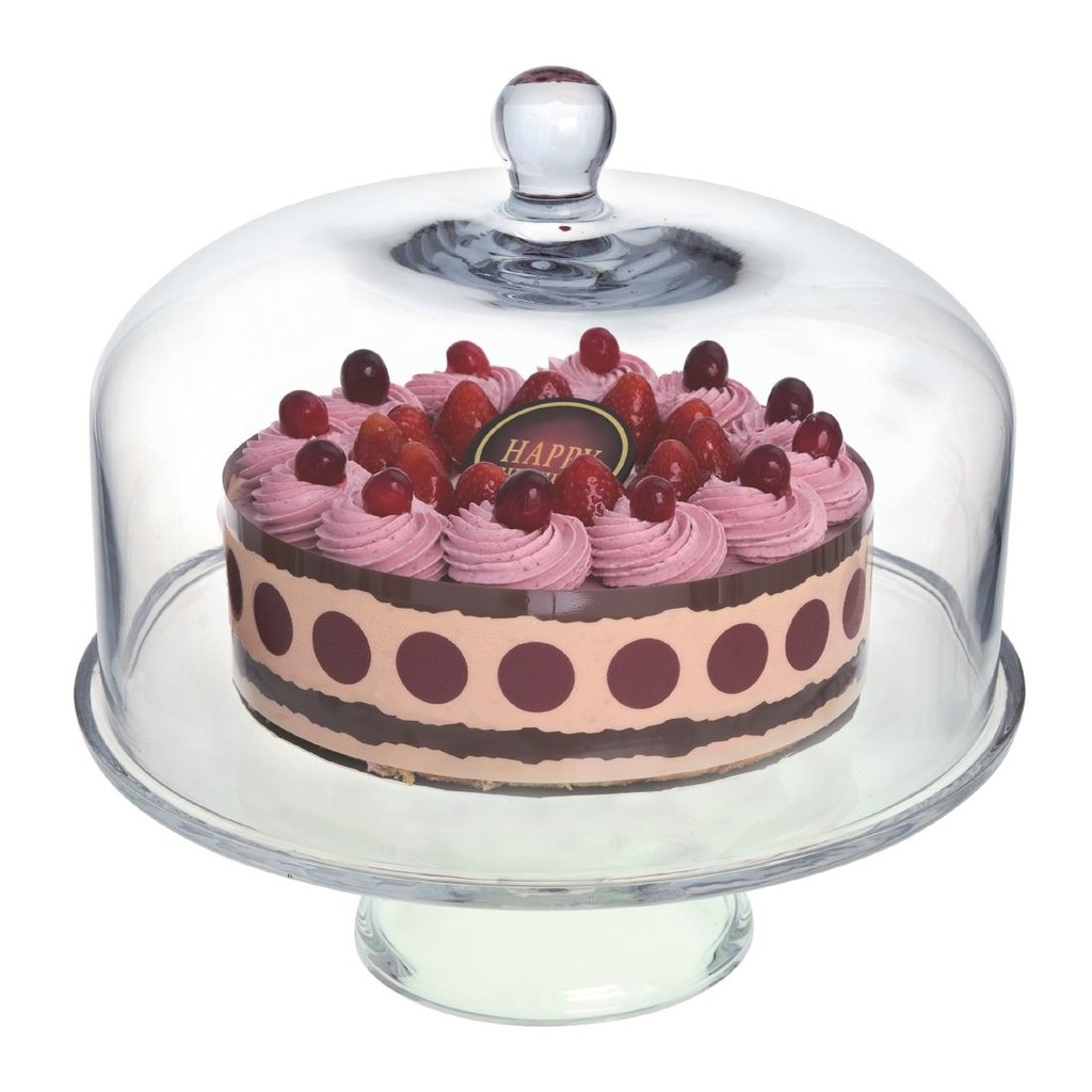 Cloche à gâteau en verre Olympia 