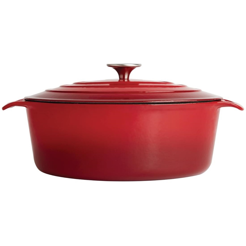 Cocotte ovale rouge Vogue 5L