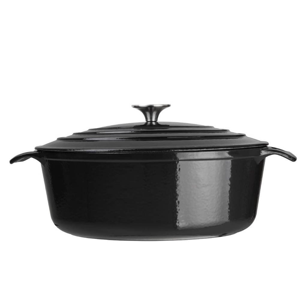 Cocotte ovale Vogue noire 5L